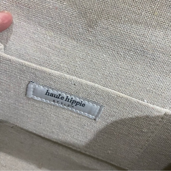 HAUTE HIPPIE CROSSBODY WOVEN EMBROIDERED BAG NWOT - Picture 6 of 6